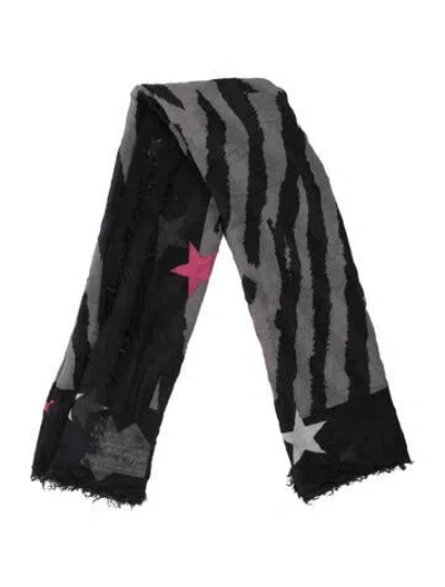 Pre-owned Zadig & Voltaire Striped Scarf W/ Tags In Multi
