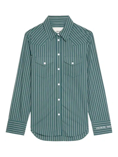 ZADIG & VOLTAIRE STRIPED SHIRT