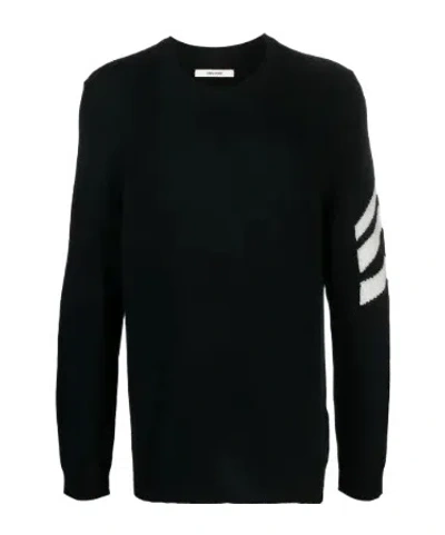 Zadig & Voltaire Stripe-detail Cashmere Jumper In Multi
