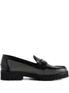 Zadig & Voltaire Studded Patent-leather Loafers In Multi