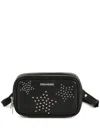 Zadig & Voltaire Studded Shoulder Bag In Black