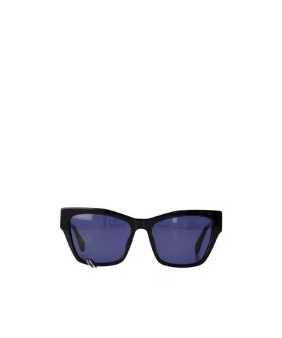 Zadig & Voltaire Stud-embellished Rectangle-frame Sunglasses In Multi