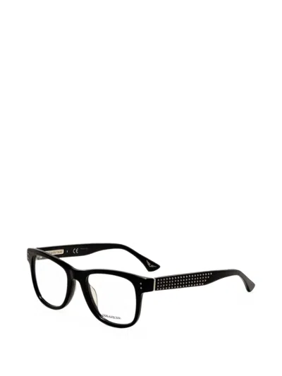 Zadig & Voltaire Stud-embellished Square-frame Glasses In Brown
