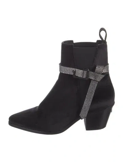 Pre-owned Zadig & Voltaire Suede Boots In Black