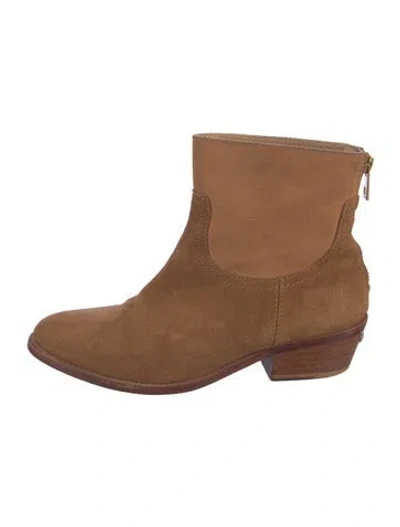 Pre-owned Zadig & Voltaire Suede Boots In Brown