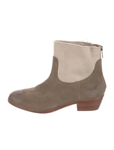 Pre-owned Zadig & Voltaire Suede Boots In Brown