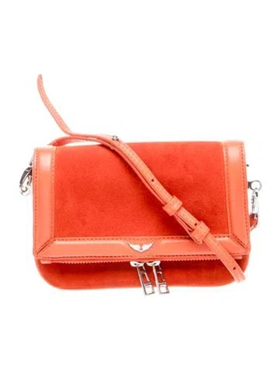 Pre-owned Zadig & Voltaire Suede Crossbody Bag In Multi
