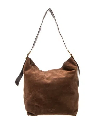 Pre-owned Zadig & Voltaire Suede Shoulder Bag In Brown