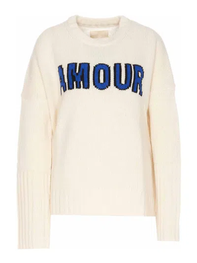 Zadig & Voltaire Malta We Amour Sweater In White