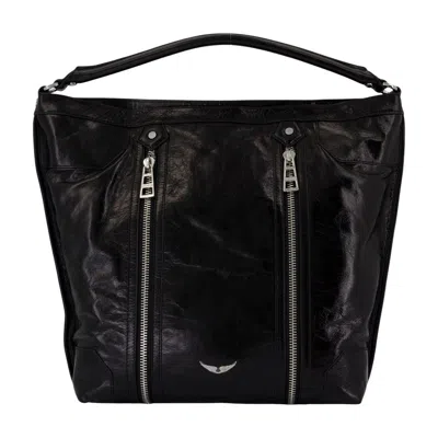ZADIG & VOLTAIRE ZADIG&VOLTAIRE SUNNY HOBO SHOULDER BAG