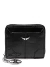 Zadig & Voltaire Sunny Mini Coin Wallet In Black