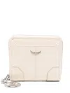 Zadig & Voltaire Sunny Mini Coin Wallet In Neutrals