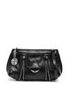 Zadig & Voltaire Sunny Mood Vintage Patent Crossbody In Black