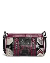 Zadig & Voltaire Sunny Moody Punk Graphic-print Cross Body Bag In Black