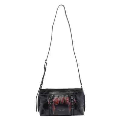 Zadig & Voltaire Sunny Mood Punk Crossbody Bag In Black