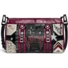 Zadig & Voltaire Sunny Moody Punk Graphic-print Cross Body Bag In Black
