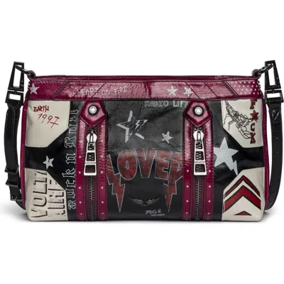 Zadig & Voltaire Sunny Mood Punk Crossbody Bag In Black