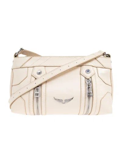 Zadig & Voltaire Sunny Mood Shoulder Bag In White