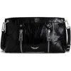 Zadig & Voltaire Sunny Mood Vintage Crossbody Bag In Black