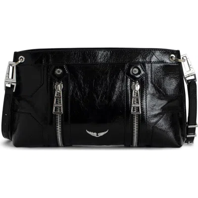 Zadig & Voltaire Sunny Mood Vintage Crossbody Bag In Black
