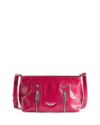 Zadig & Voltaire Sunny Mood Vintage Patent Bag In Pink