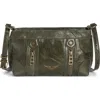 Zadig & Voltaire Sunny Mood Vintage Patent Crossbody Bag In Black