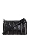 Zadig & Voltaire Sunny Moody Multiple-zip Leather Shoulder Bag In Black