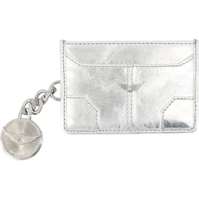 Zadig & Voltaire Zadig&voltaire Sunny Pass Card Holder In Metallic