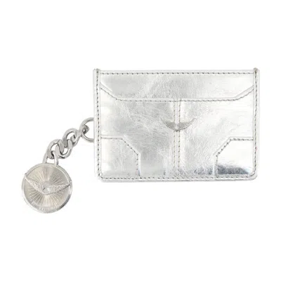 Zadig & Voltaire Zadig&voltaire Sunny Pass Card Holder In Metallic