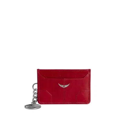 Zadig & Voltaire Sunny Pass Leather Card Holder
