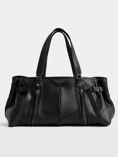 Zadig & Voltaire Sunny Shopper Bag In Black