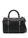 Zadig & Voltaire Sunny Swing Your Wings Tote Bag In Black