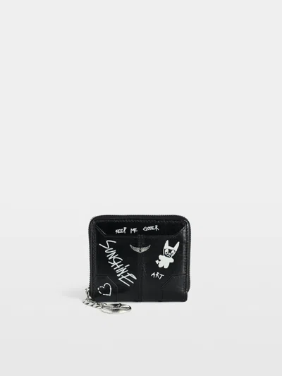 Zadig & Voltaire Sunny Wallet In Black