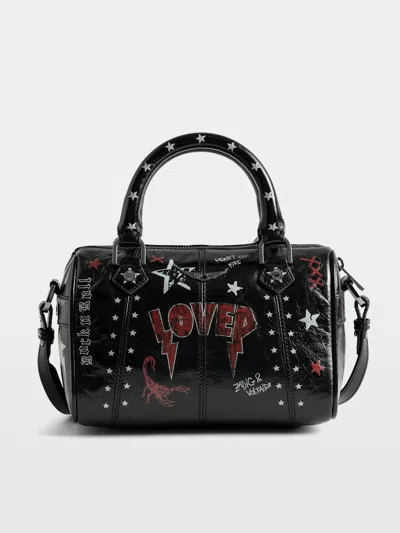 Zadig & Voltaire Xs Sunny Vibe Punk Handbag In Black