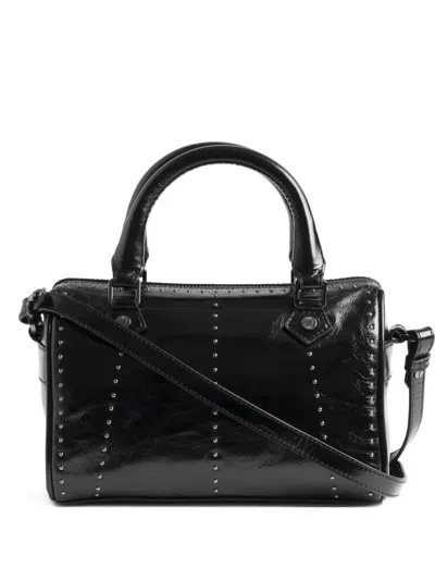 Zadig & Voltaire Sunny Xs Vibe Studs-embellishment Tote Bag In Black