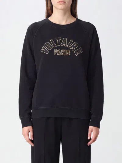 Zadig & Voltaire Sweater Woman Color Black In Blue