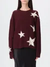 Zadig & Voltaire Womens Burgundy Markuz Star-pattern Cashmere Jumper In Red