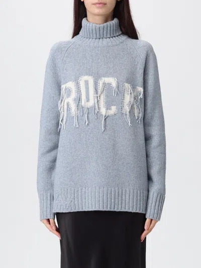 ZADIG & VOLTAIRE SWEATER ZADIG & VOLTAIRE WOMAN COLOR GNAWED BLUE,438115011