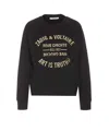 Zadig & Voltaire Logo-embroidered Organic-cotton Sweatshirt In Black