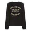 Zadig & Voltaire Zadig&voltaire Upper Blason Brode In Black