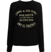 Zadig & Voltaire Sweaters Blacks And Greys In Black
