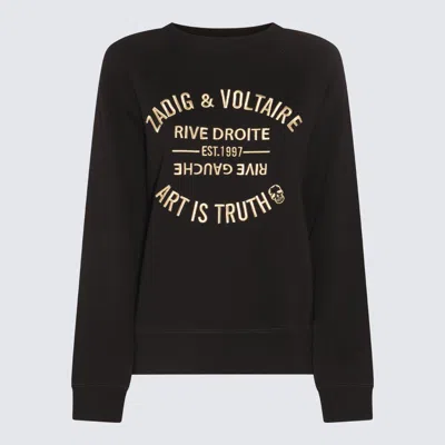 ZADIG & VOLTAIRE SWEATERS BLACKS AND GREYS