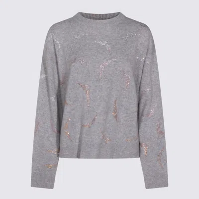 Zadig & Voltaire Markuz Embellishment Sweater In Gray