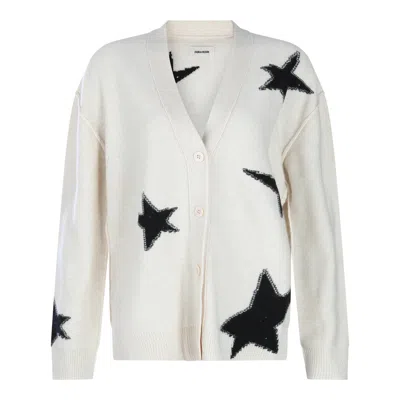 ZADIG & VOLTAIRE SWEATERS LIGHT AND NATURAL