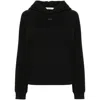 Zadig & Voltaire Georgy Pmo Rhinestone Wings Hoodie In Black
