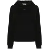 Zadig & Voltaire Georgy Pmo Rhinestone Wings Hoodie In Black