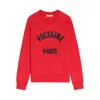 Zadig & Voltaire Womens Branded Round-neck Cotton-blend Sweatshirt Love Xs In Red