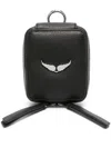 Zadig & Voltaire Swing Your Wings Purse In Schwarz