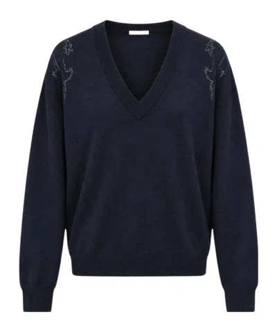 Zadig & Voltaire Swyny Cashmere Sweater In Blue