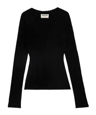 Zadig & Voltaire Syla Sweater In Black